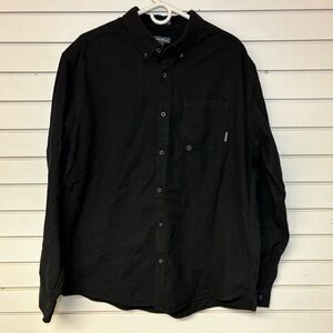 Eddie Bauer Mens XL Eddie's Favorite Flannel Classic Fit Shirt Black Coal NWT